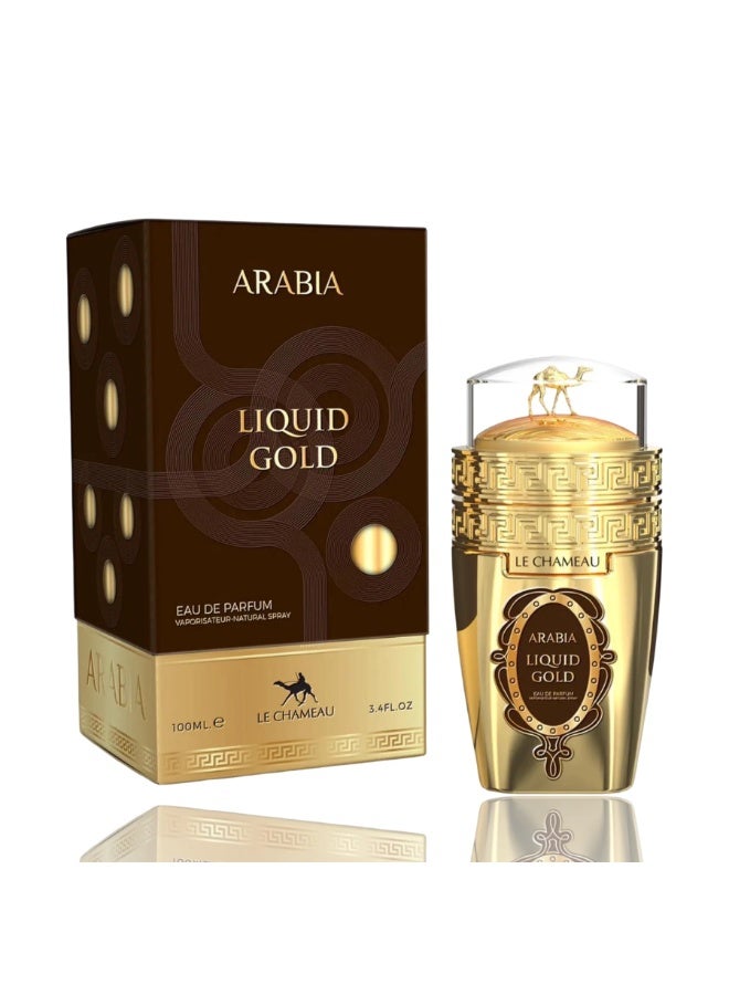 لو شامو عطر أرابيا ليكويد جولد للجنسين، ماء عطر 100 مل - Image 1